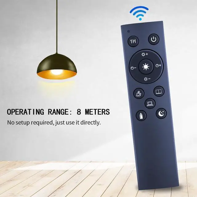Alt view image 6 of 7 - Remote for SIBRILLE/Wio-Mio/PACOVY/OUTON H101107 LED Floor Lamp | Easy pairing,for Dimunt,Shalomlite H10005-SGY-US,HU-XI-139,MF20054,MF18823E/A,MF30012 MF19195,HU-XI-94,OL-LFL-21