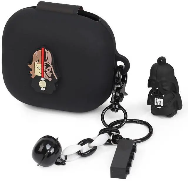 Main image of Silicone Case for Powerbeats Pro 2 Wireless Earbuds with Doll Lanyard Carabiner, Cute Cartoon Case Cover Protective Shockproof with Multiple Styles of Design for Powerbeats Pro 2 (BKsoldier)