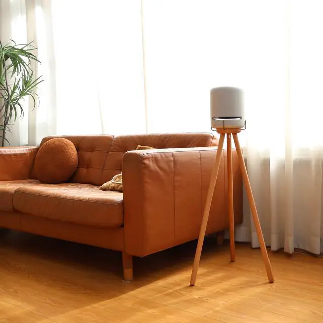 Alt view image 5 of 7 - Compatible for Echo Studio Wood Stand,and Other Suitable Speakers