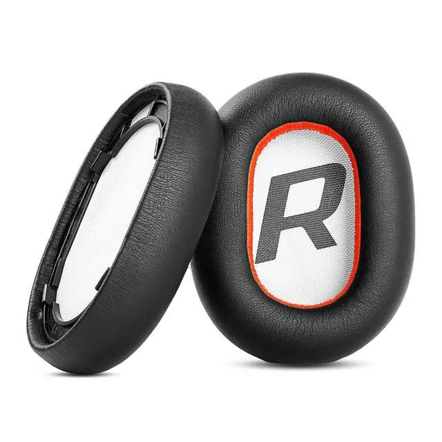 Alt view image 5 of 6 - Ear Pads for Plantronics Voyager 8200 UC/Backbeat Pro 2 Headset | Replacement Ear Cushion with Protein Leather, Noise Isolation Foam Accessories- Black