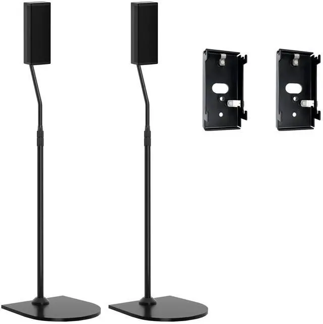 Main image of Adjustable Stand for Bose Speaker Stands with Slideconnect Bracket, for UB-20, UB-20 II, WB-50 II, UFS-20 II, UTS-20 II, CM520, CineMate II, GS II, Speaker Floor Stands, Pack of 2