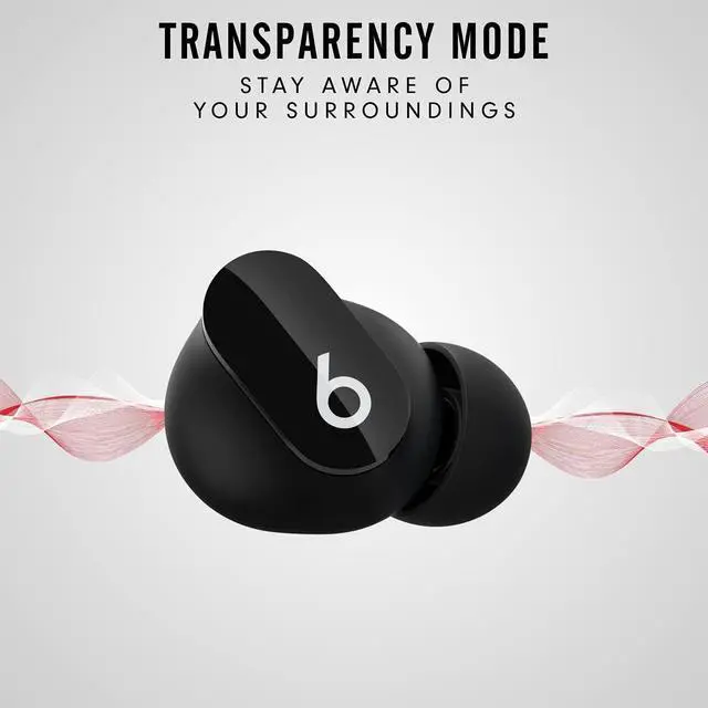 Alt view image 3 of 4 - Single Left Ear Bud Replacement for Beats Studio Bud (NOT for Bud+) (Black)