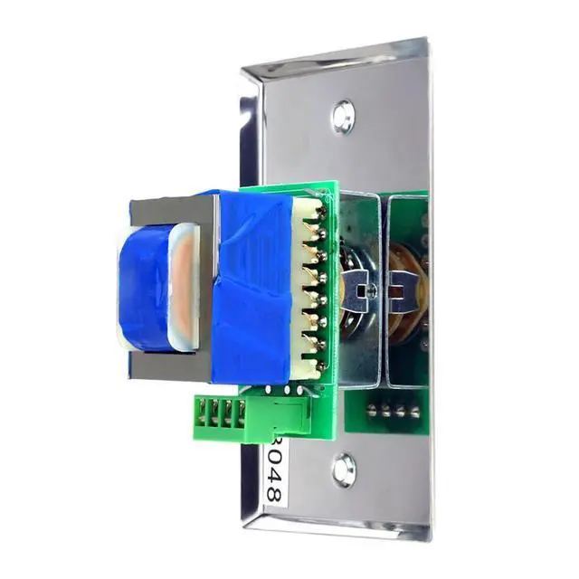 Alt view image 2 of 3 - Saga Stainless Steel Volume Control Wall Plate (35W 25/70.7V)