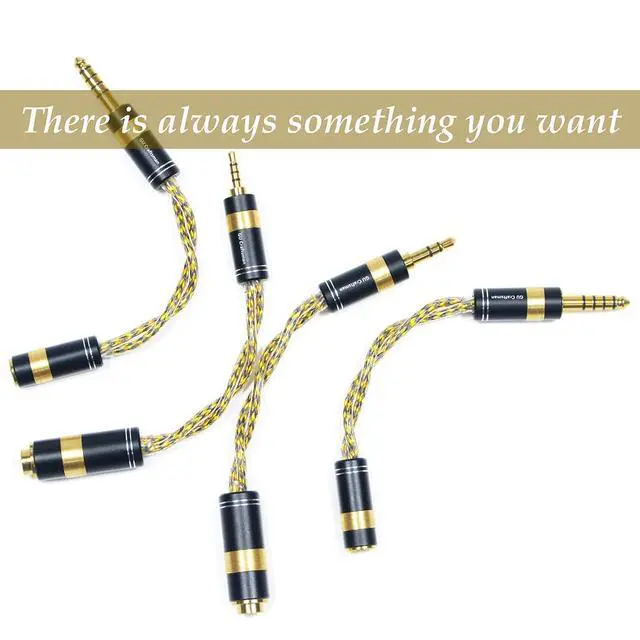 Alt view image 7 of 7 - 4.4mm Male to 2.5mm Female Headphone Adapter Cable, 6N Silver-Plated Oxygen-Free Copper with Metal Shielding Layer IEM Portable Conversion Cable