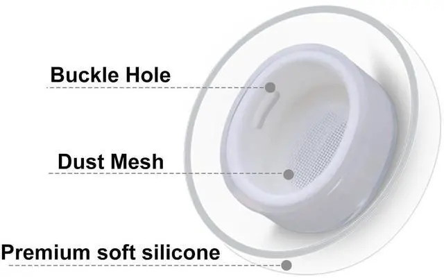 Alt view image 5 of 7 - Replacement Ear Tips for AirPods Pro 3 (3rd Generation 2025), Clear | Premium Soft Silicone, Anti-Slip Eartips, 3 Pairs (S/M/L)