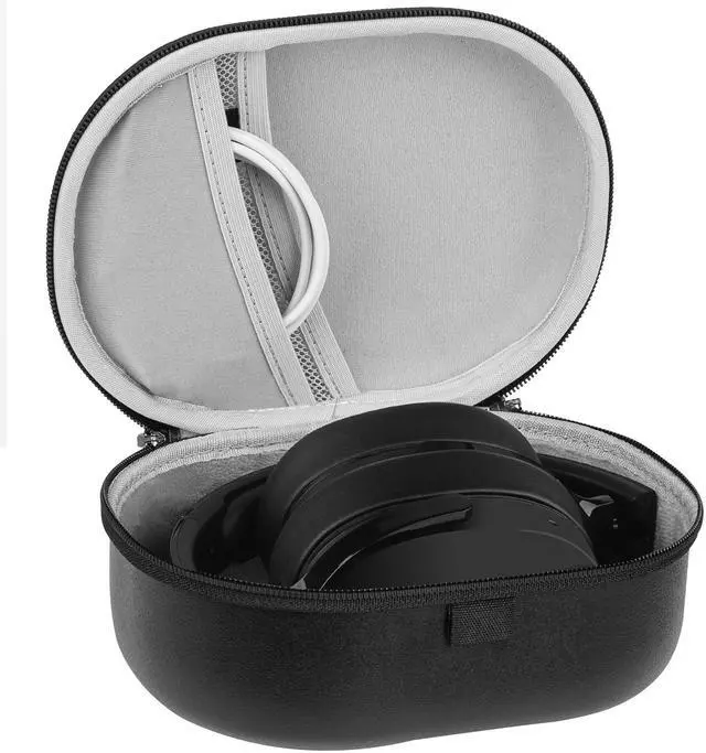Alt view image 2 of 6 - PRO Rugged Headphones Case Compatible with Skullcandy Crusher EVO/ANC 2, Hesh 3, Riff 2 and More, Hard Shell, Durable, Multi-Layer Protection Travel Carrying Bag (Black)