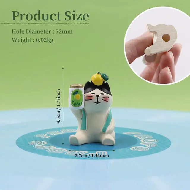 Alt view image 2 of 7 - Record Player Decor Cartoon Turntable Accessory for Vibration Damping LP | Decoration Turntable Weight Clamp (Style D)