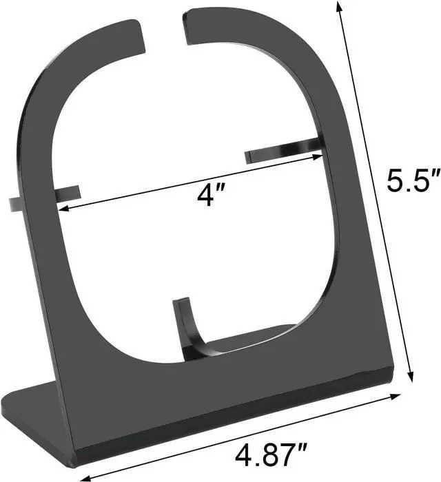 Alt view image 6 of 6 - Desktop Stand for Bose SoundLink Micro Speaker Stand Holder Portable Bluetooth Speaker Anti-Slip Base Stand (Black)