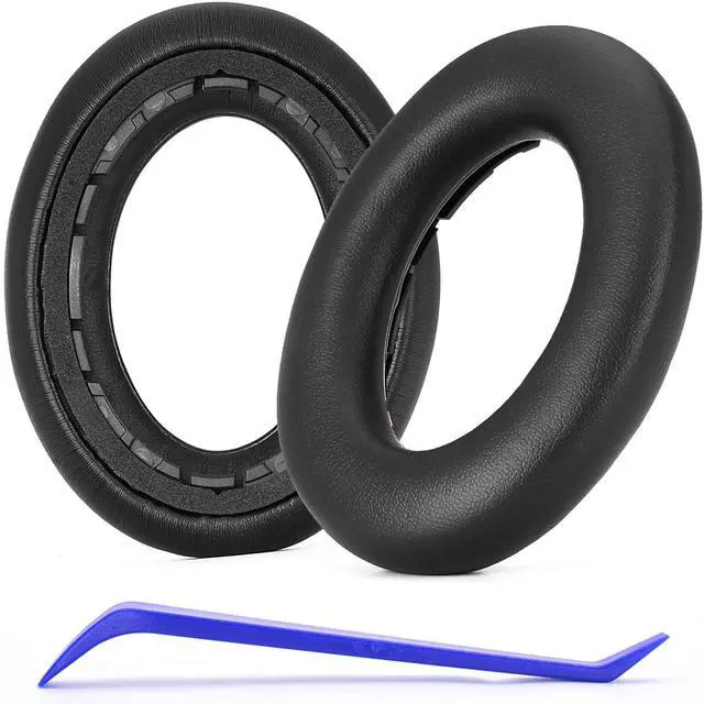 Main image of Ear Pads for Sennheiser Accentum/Accentum Plus Headphones-Black | Replacement EarPads Ear Cushions,Softer Leather and Noise Isolation Foam