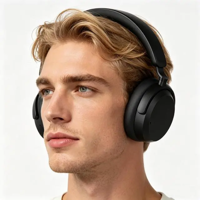 Alt view image 3 of 7 - Ear Pads for Sennheiser Accentum/Accentum Plus Headphones-Black | Replacement EarPads Ear Cushions,Softer Leather and Noise Isolation Foam