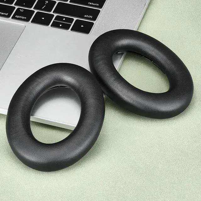 Alt view image 7 of 7 - Ear Pads for Sennheiser Accentum/Accentum Plus Headphones-Black | Replacement EarPads Ear Cushions,Softer Leather and Noise Isolation Foam