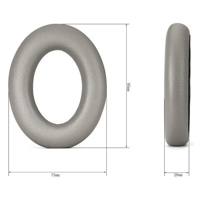 Alt view image 5 of 5 - Replacement EarPads Ear Cushions Compatible with Sennheiser Accentum/Accentum Plus Wireless Headphones,Softer Leather and Noise Isolation Foam (Gold)