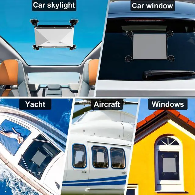 Alt view image 7 of 7 - Starlink Mini Mount, Starlink Mini Suction Cup Mount, Enhanced Suction Cup Design, Easy to Install, Suitable for Starlink Mounts on Car Sunroofs, RVs, Boats and Planes