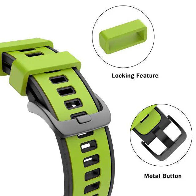 Alt view image 2 of 7 - 22mm Watch Band for Vivoactive 4/Venu 2/3/Gear S3 Frontier/Classic