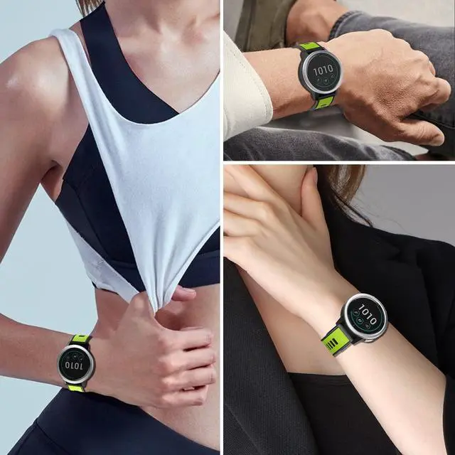 Alt view image 7 of 7 - 22mm Watch Band for Vivoactive 4/Venu 2/3/Gear S3 Frontier/Classic