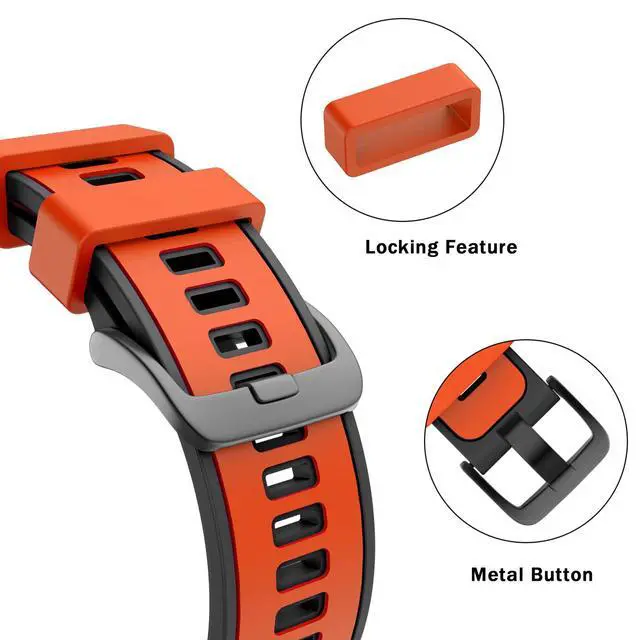 Alt view image 2 of 7 - 22mm Watch Band for Vivoactive 4/Venu 2/3/Gear S3 Frontier/Classic