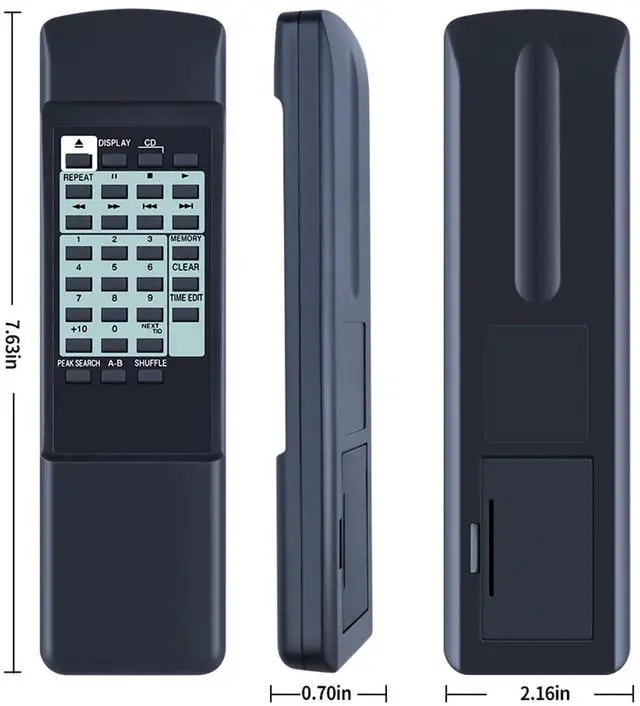 Alt view image 7 of 7 - RC-340C RC340C New Replace Remote Control Fit for Onkyo CD Player DX-C220 DX-C330 DX-C370 DX-C390DX-3800 DX-7011 DX-7555 DX-C110 DX-C100 DX-C200 DX-7211