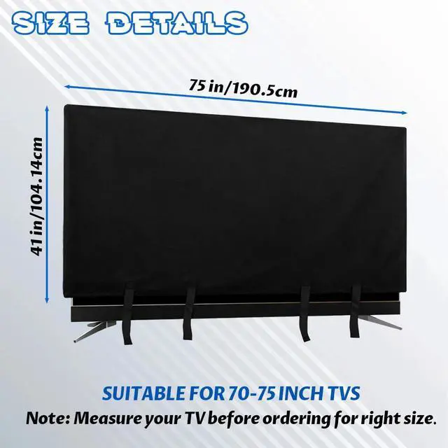 Alt view image 2 of 7 - TV Moving Box Protector 70-75in | Dustproof and scratch-resistant. Ideal for TV transportation, pet scratching, renovation, and furniture moving