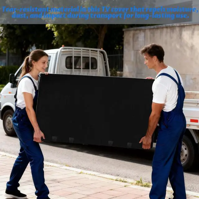Alt view image 6 of 7 - TV Moving Box Protector 70-75in | Dustproof and scratch-resistant. Ideal for TV transportation, pet scratching, renovation, and furniture moving