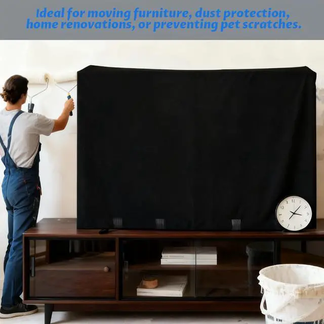 Alt view image 7 of 7 - TV Moving Box Protector 70-75in | Dustproof and scratch-resistant. Ideal for TV transportation, pet scratching, renovation, and furniture moving