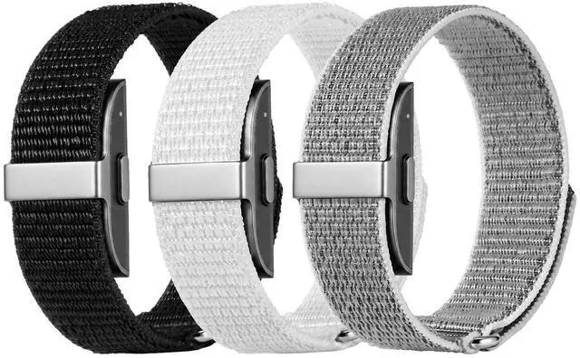 Main image of Loop Bands Compatible with Hume Health Band 1.0 | Soft Breathable Adjustable Nylon Strap, Hook&Loop Closure, Sport Replacement Strap, for Women Men, Fitness Tracker Wristband