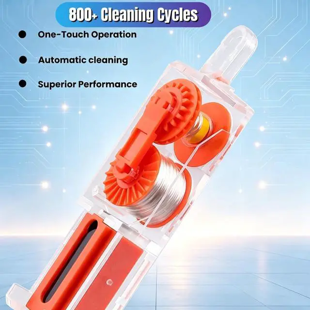 Alt view image 6 of 6 - Fiber Pen Cleaner for LC/MU Connectors, 1.25mm UPC/APC Ferrule Cleaner, One-Push Fiber Optic Cleaning Tool with Extendable Probe (2.38 to 3.63), 800+ Cleans per Unit, Anti-Static 1 Pack
