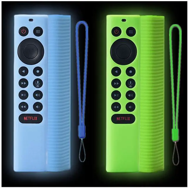Main image of Silicone Protective Cover for NVIDIA Shield TV Pro 4K HDR Remote Green&Blue | Protective Controller Sleeve for Shield TV Pro/4K HDR,Anti-Slip,Shockproof,Glow in the Dark,TV remote controls