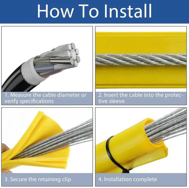 Alt view image 6 of 7 - Silicone Cable Cord Cover Protector, Flexible Wire Loom Tubing Cable Sleeve Cover Organizer for Protect Pet from Chewing Cable Cord Insulation Protection