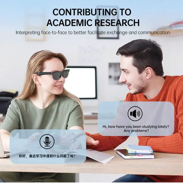 Alt view image 6 of 6 - Smart Bluetooth Polarized Sunglasses, Open Ear Audio Smart Glasses UV400 Protection, Wireless Hands-Free Call Music Playback IPX4 Waterproof Eyewear for Driving Cycling Fishing Men Women