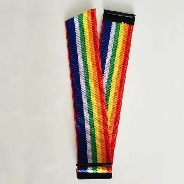 Alt view image 3 of 5 - Stretchy Bands Compatible for WHOOP 5.0 One, Peak and Life - Breathable Nylon Strap Wristband - Soft, Comfort, Durability, Easy to Use and Adjustable Not Compatible for Gen 4