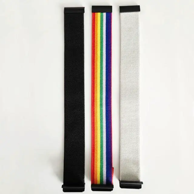 Alt view image 5 of 5 - Stretchy Bands Compatible for WHOOP 5.0 One, Peak and Life - Breathable Nylon Strap Wristband - Soft, Comfort, Durability, Easy to Use and Adjustable Not Compatible for Gen 4