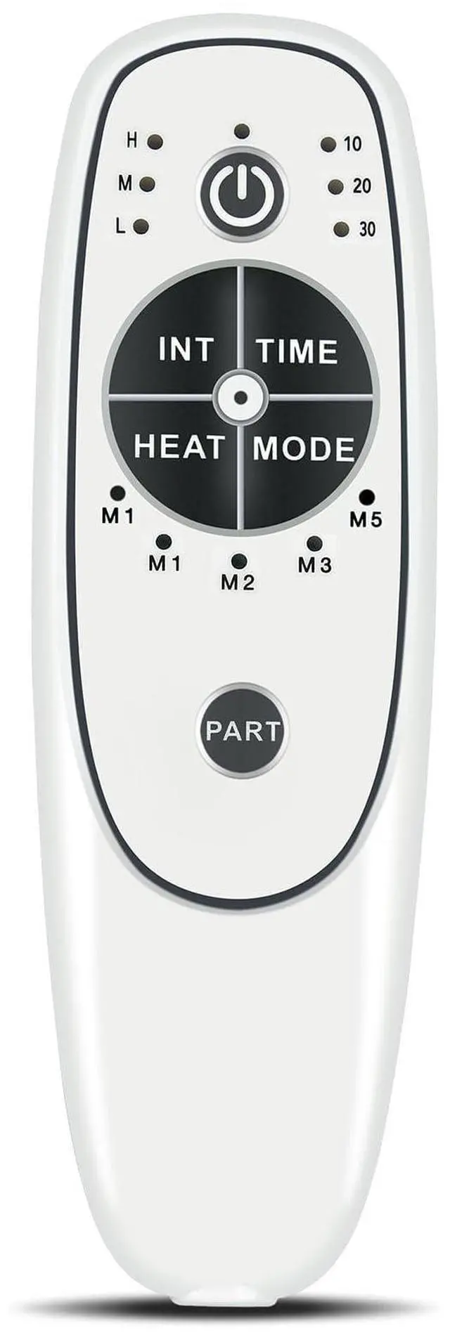 Alt view image 2 of 7 - 8 Pin Female Plug 6 Button Replacement DN-34C Remote Control with Huatean Home Rocker Recliner Chair 028 with Heat and Massage, for Lift Recliner Chair Vibration Massage & Heat
