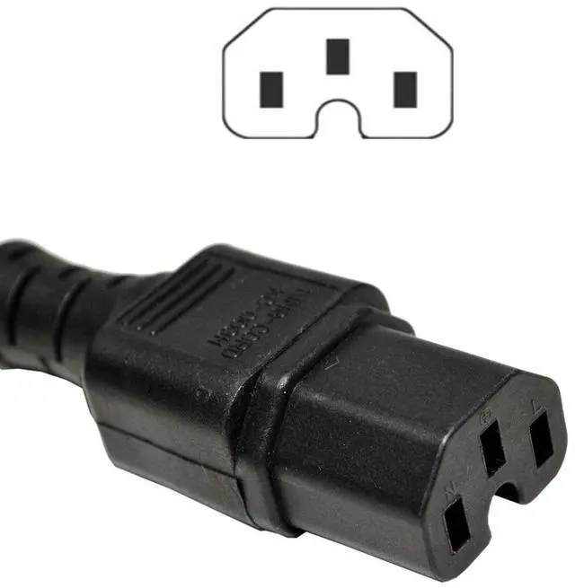 Alt view image 5 of 7 - 25-Pack 6ft AC Power Cord Compatible with HP 8121-0973 Procurve 3500 Series Network Switch J8692A J8693A J9148A 2620 Mains Cable, Black