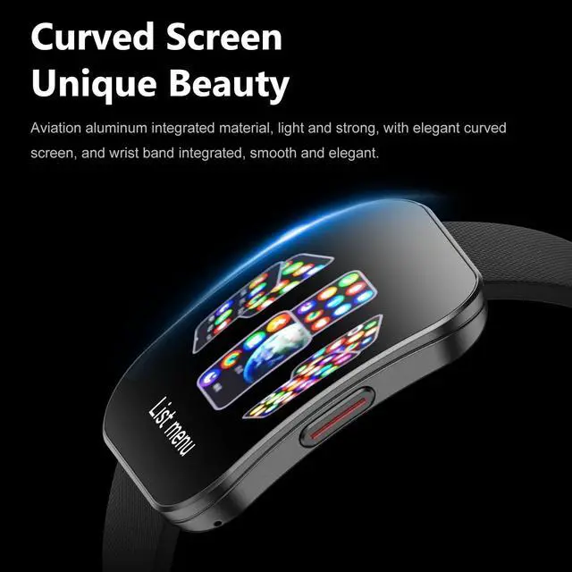Alt view image 2 of 7 - Smart Watch for Men Women, Bluetooth Calls, AI Dial,AI Q&A,1.85" HD AMOLED Curved Display Fitness Watch with Heart Rate/SpO2/Stress Monitor, Pedometer,110+ Sports Waterproof IP68 Smartwatch,Light Gray