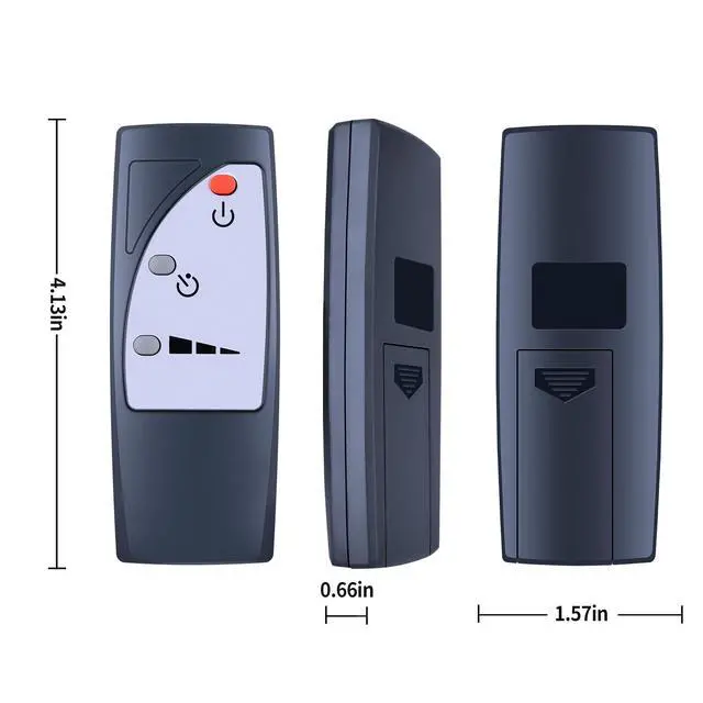 Alt view image 7 of 7 - New Remote Control Replacement for Black+Decker Stand Fan BFSR16B BFSR18B
