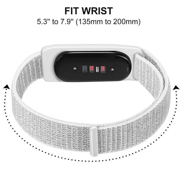Alt view image 4 of 7 - Women Band for Google Fitbit Air Nylon Strap Sports Wristband (No Tracker)