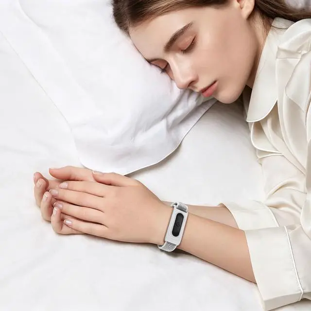 Alt view image 6 of 7 - Women Band for Google Fitbit Air Nylon Strap Sports Wristband (No Tracker)