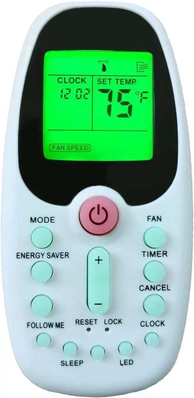 Main image of Replacement Remote Control for Arctic King Midea Comfort-aire Window Air Conditioner R09B/BGE R09B/BGCE R09C/BGCE R06/BGE KSTAT12-1A MWJ5-08ERN1-BI8 WTW-12ER5A KSTAT12-2A