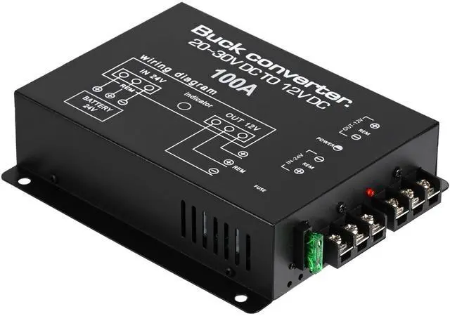 Main image of DC 24V to 12V Step Down Voltage Converter, 100A 1200W DC Buck Converter Voltage Regulator for Car, Truck and Vehicle