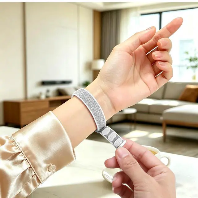 Alt view image 7 of 7 - Women Band for Google Fitbit Air Nylon Strap Sports Wristband (No Tracker)