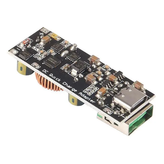 Alt view image 5 of 6 - 60W 6-35V DC to USB Type C PD 3.0 QC4 Type A QC3.0 DC Fast Charge 12V 24V Step-Down Power Module USB Type-C Mobile Phone Quick Charge Adapter (2pcs)