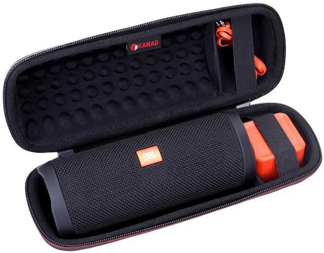 Main image of Case for JBL Flip 4/3 or Flip Essential 2/1 or JBL Grip or Sonos Roam 2/1 Waterproof Portable Speaker, Black