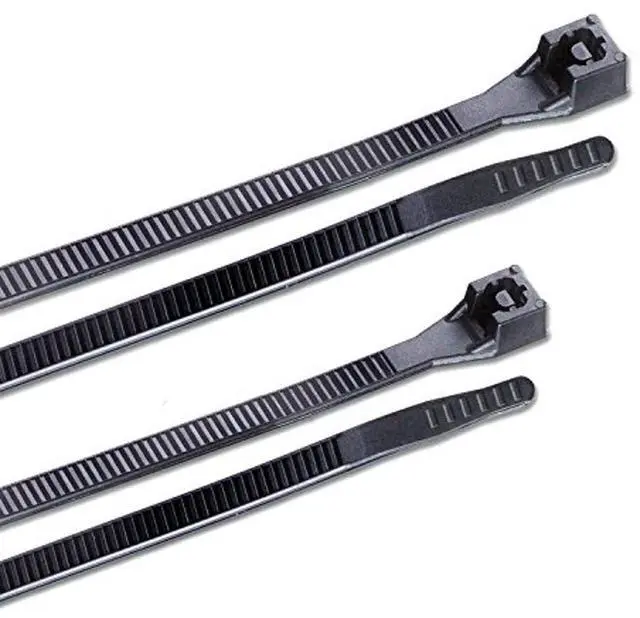 Main image of 10097UVL Nylon Cable Tie Assortment, 4 in. & 8 in., Black