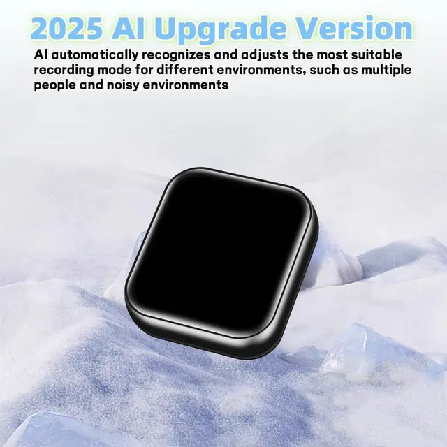 Alt view image 3 of 6 - 2026 New Version Recording Device 9800 Hours Voice Activated Recorder with DSP 5.0-AI Noise Cancellation, Portable Devices for Work, Meetings, Lectures (Black Max 64G)