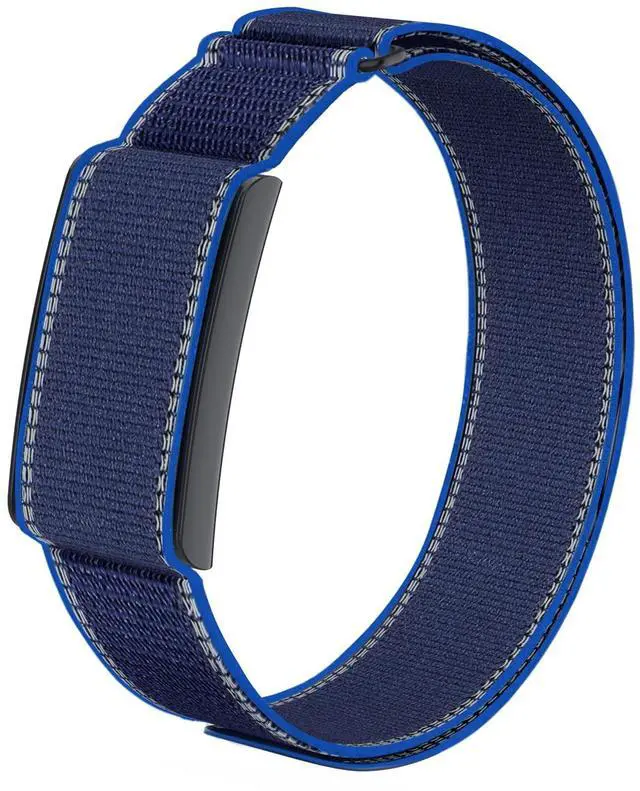 Main image of Nylon Sport Band Compatible with Amazfit Helio Strap, Adjustable Bicep Band for Helio Fitness Tracker Breathable Replacement Armband for Traning Running