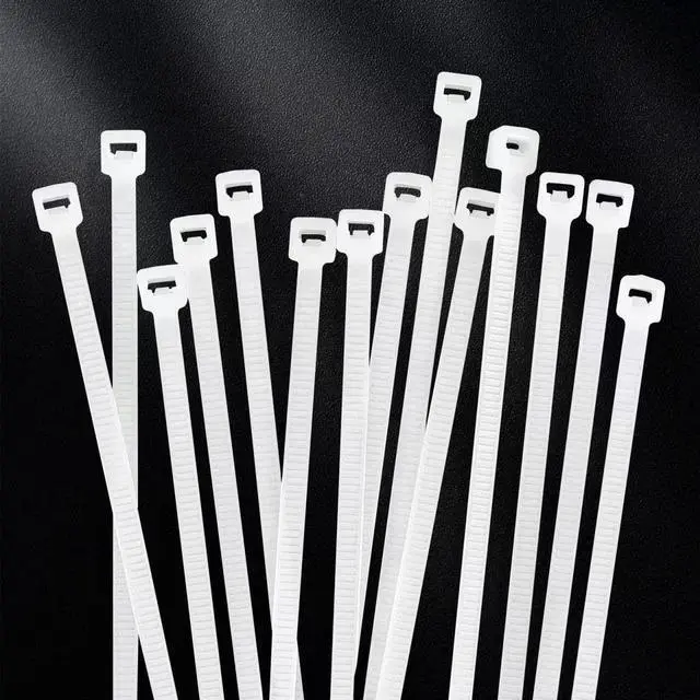 Main image of 250 Pack Zip Ties 16 inch Clear Cable Tie Wraps 50 lbs Tensile Strength self-locking fastener Heavy Duty Wire Ties for Organization and Management of Electrical Cords, Plants, and Fences