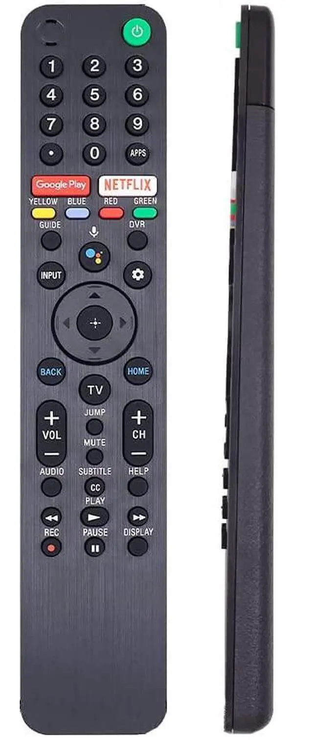 Alt view image 3 of 4 - RMF-TX500U Voice Remote for All Sony TV, Replacement Remote for All Sony LCD LED HDTV Smart TV with Google Play, Netflix Buttons