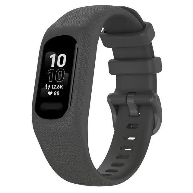 Alt view image 3 of 7 - Watch Band for Garmin Vivosmart 5, 3 Pack Soft Silicone Strap Sports Replacement Band Compatible with Vivosmart 5 for Women Men