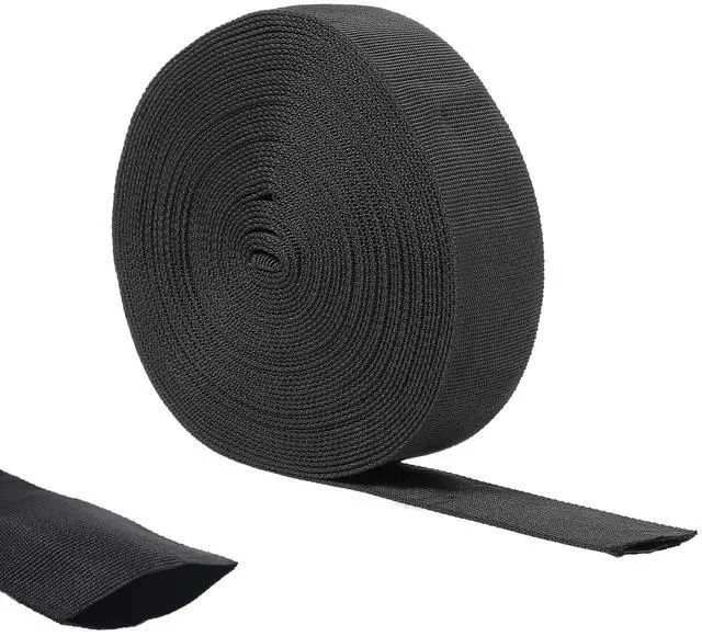 Main image of 33 FT Nylon Hydraulic Hose Protector 1.5 in Sleeve Black Protective Cover Sheath Wrap Cable Sleeve Torch Cutting Wire Cover Management Wrap for Cord Tig