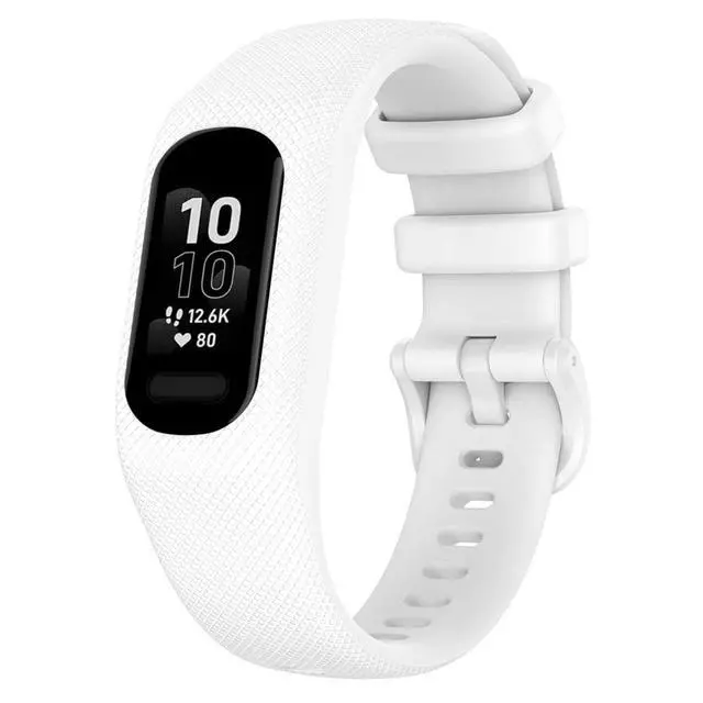 Alt view image 4 of 7 - Watch Band for Garmin Vivosmart 5, 3 Pack Soft Silicone Strap Sports Replacement Band Compatible with Vivosmart 5 for Women Men